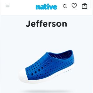 Native Jefferson Unisex Shoes - Size 4M/6W